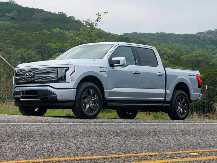 Der Ford F-150 Lightning. - Copyright: Tim Levin/Insider