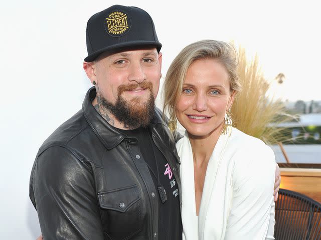 Donato Sardella/Getty Benji Madden and Cameron Diaz in House of Harlow 1960 x REVOLVE