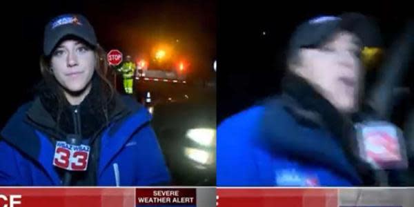 VIDEO: Reportera es atropellada durante transmisi&#xf3;n en vivo