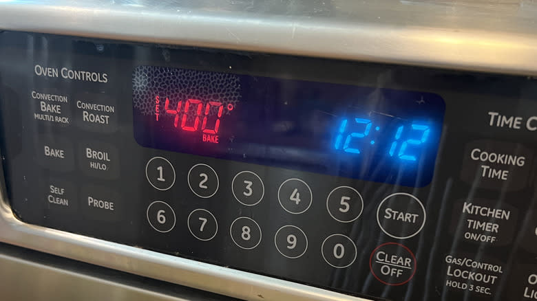 oven preheated to 400 F