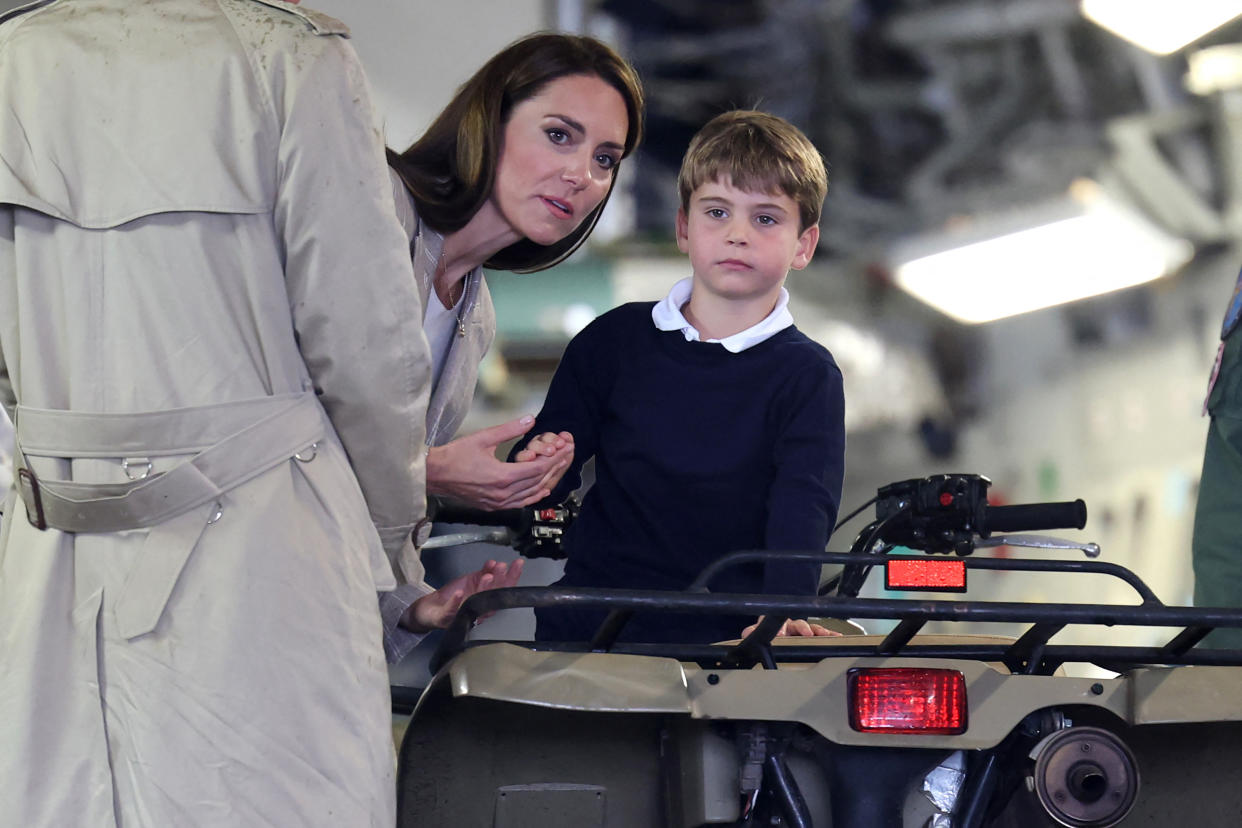 Kate Middleton partage une photo du prince Louis pour son anniversaire, les internautes suspectent des retouches  (Photo by Chris Jackson / POOL / AFP) (Photo by CHRIS JACKSON/POOL/AFP via Getty Images)