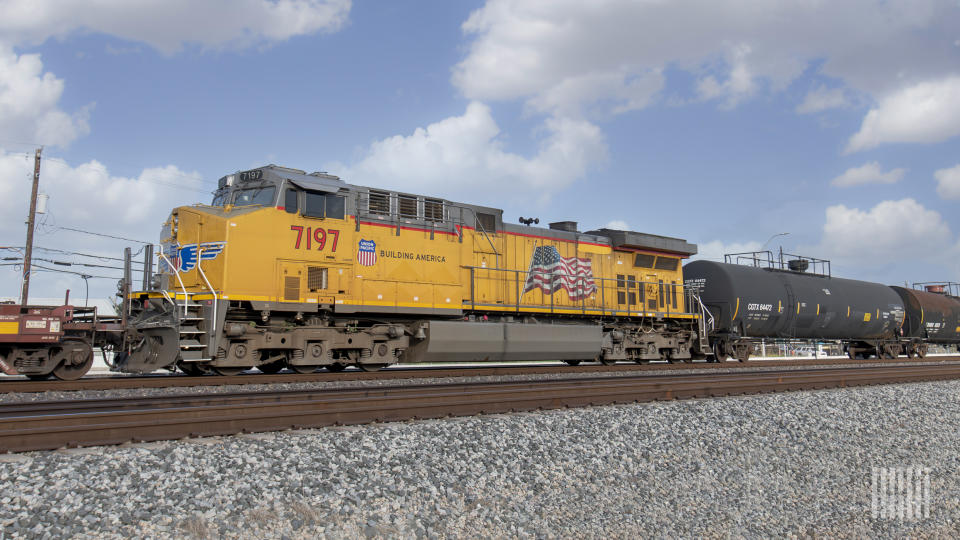 The EEOC has filed a lawsuit against Union Pacific over the dismissal of 21 people due to failed vision tests. (Photo: Jim Allen/FreightWaves)