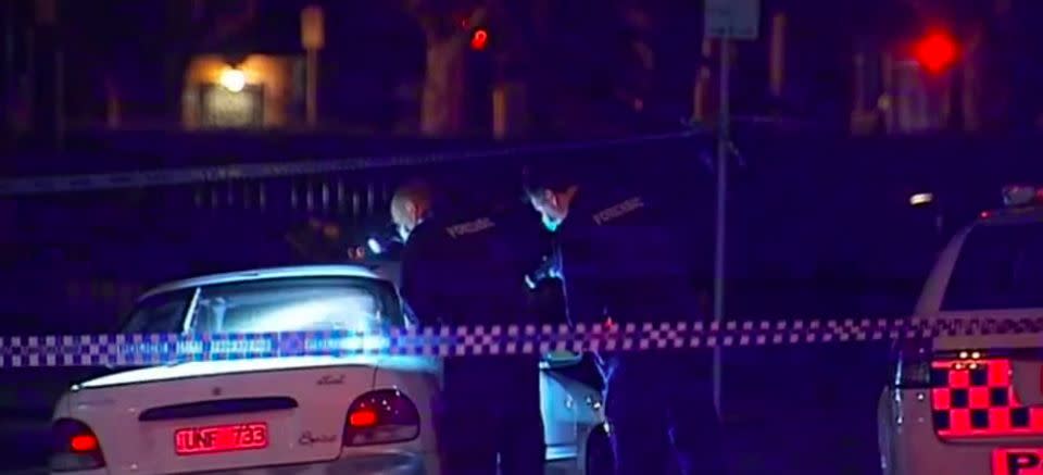 Street scene. Photo: Seven News Melbourne