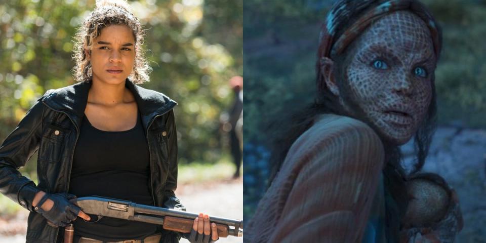 Elizabeth Ludlow as Arat on "TWD" and in "Guardians of the Galaxy Vol. 2."