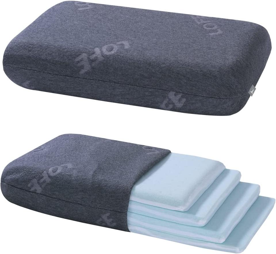 LOFE-Adjustable-Memory-Foam-Pillow