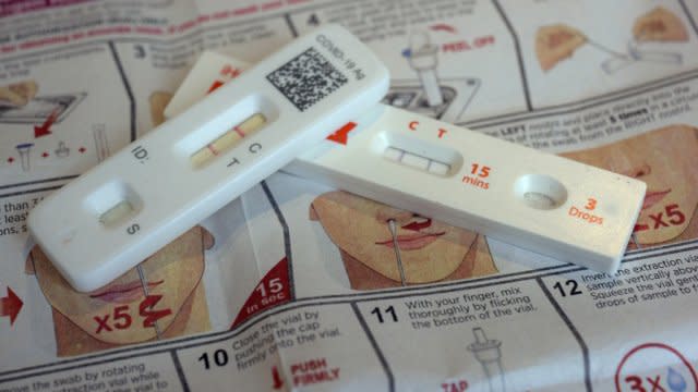 COVID-19 antigen home tests.