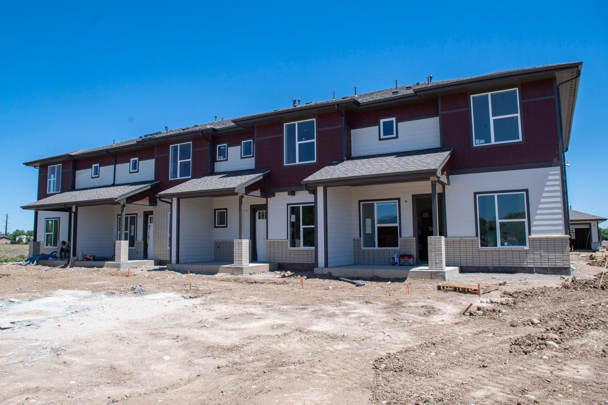 Work continues on home building in the Northfield development in Fort Collins in June. Multifamily housing is less expensive, but where should it be allowed within the city? That's a question the land use code will answer.