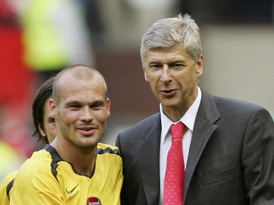 Freddie Ljungberg with Arsene Wenger in 2006 (Getty Images)