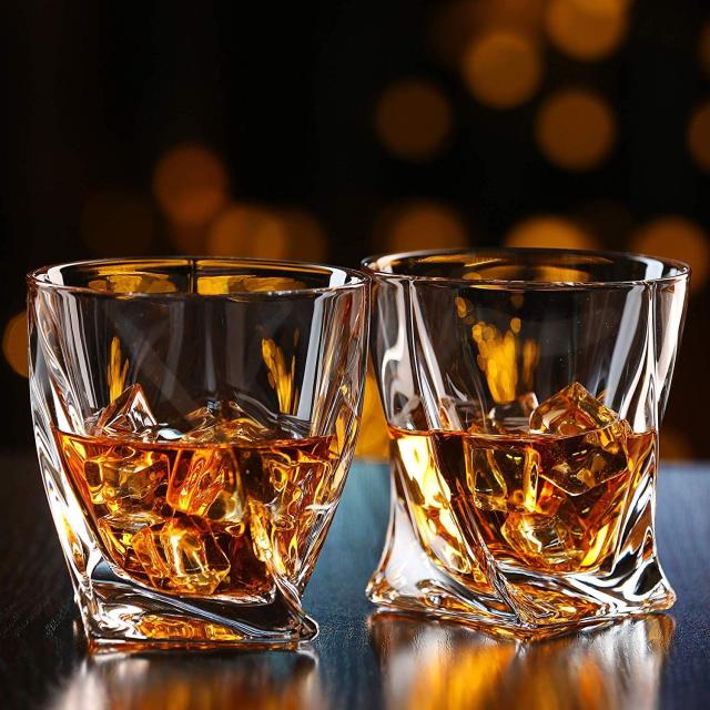 NORLAN Whisky Glass, Set of 2: Old Fashioned Glasses