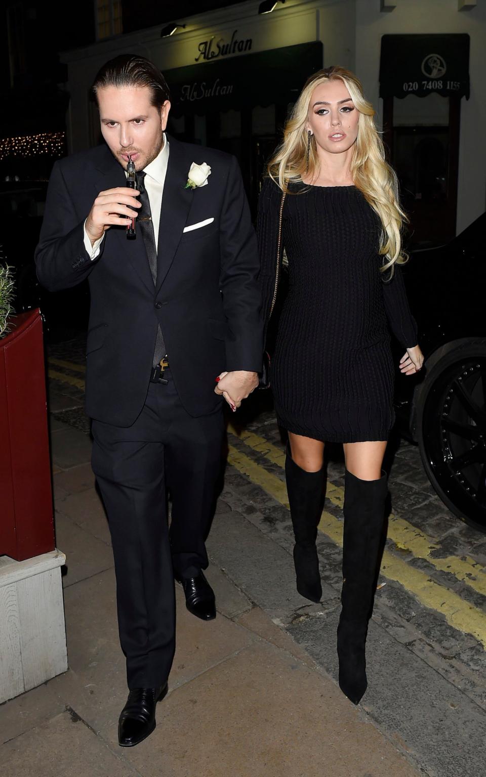 James Stunt and Petra Ecclestone in December 2014 - Credit: Keith Hewitt