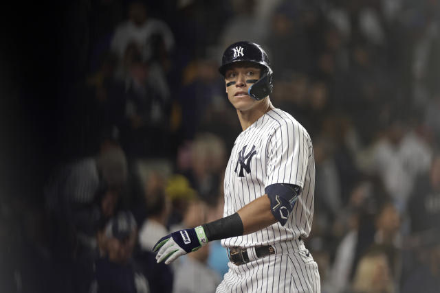 Aaron Judge set to take live batting practice Sunday, but Yankees lose  All-Star catcher Trevino for season - The Boston Globe