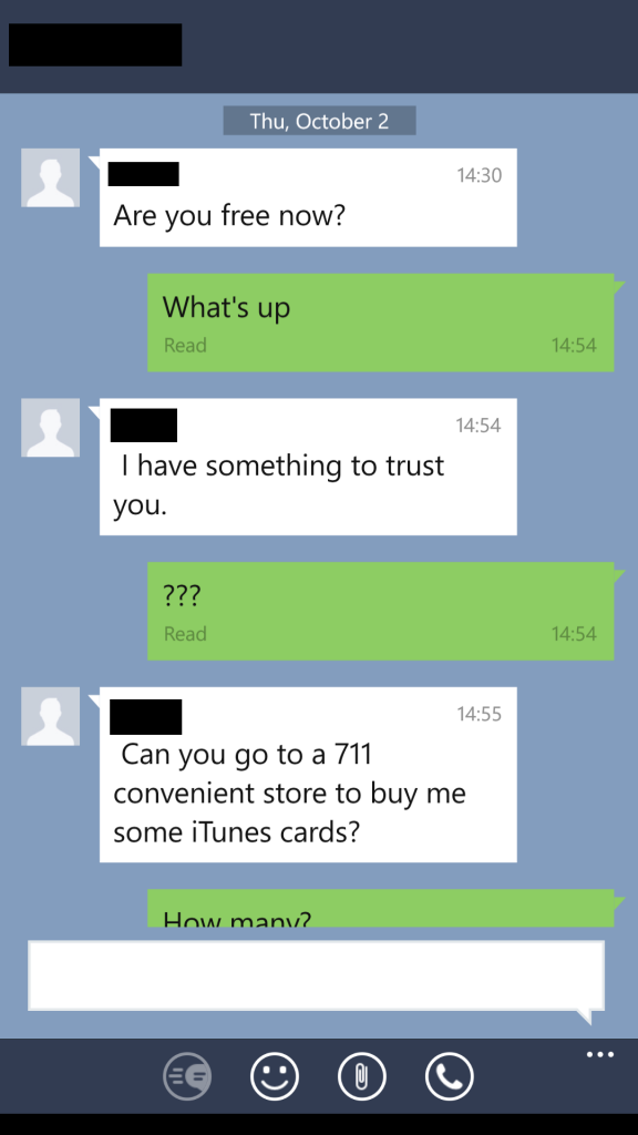 Naive hacker tries to scam a chat app user. Check out this guy’s hilarious response