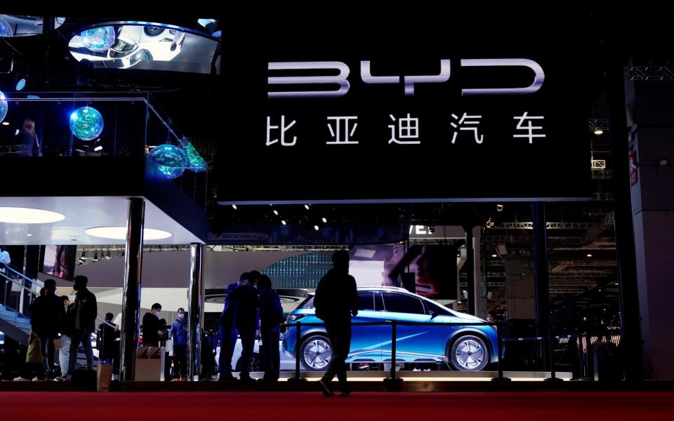 BYD China electric car sales Tesla - REUTERS/Aly Song/File Photo