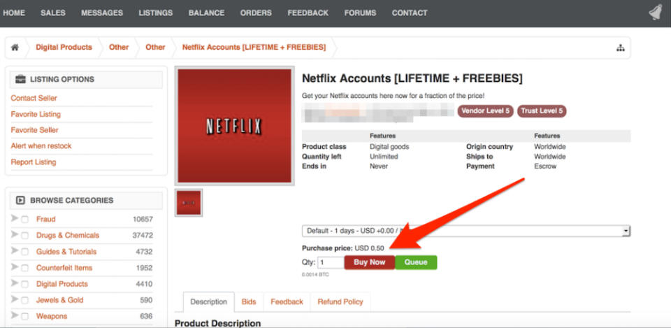 netflix-dark-web-lifetime-access-online-sales