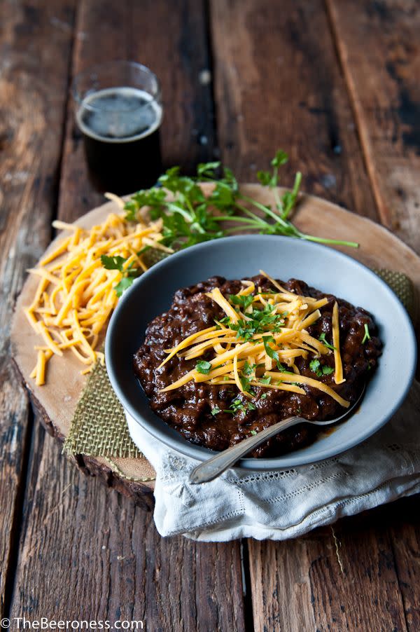 Short Rib Black Bean Beer Chili