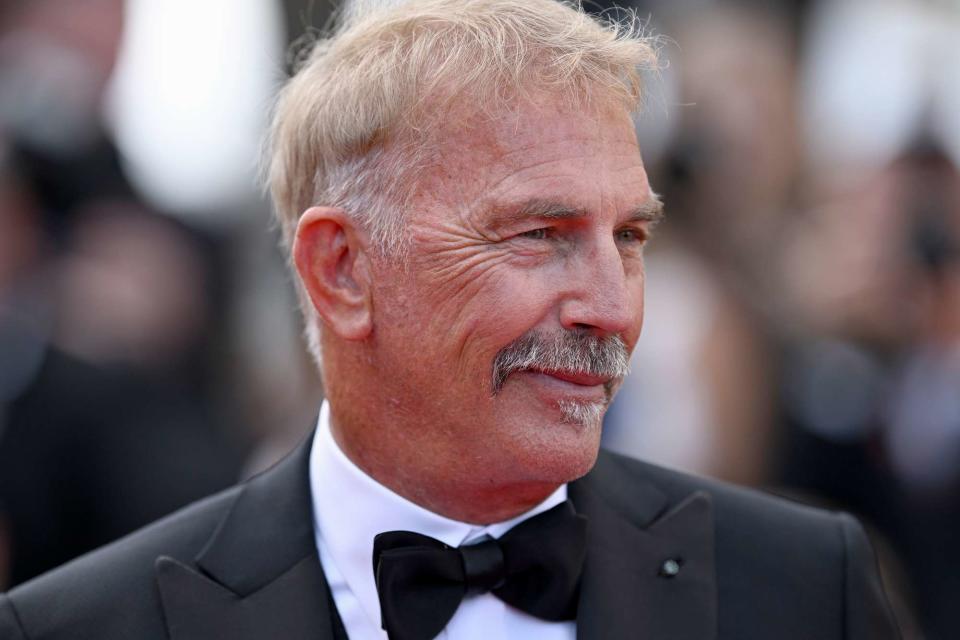 <p>Gareth Cattermole/Getty</p> Kevin Costner at the Cannes Film Festival on May 19, 2024
