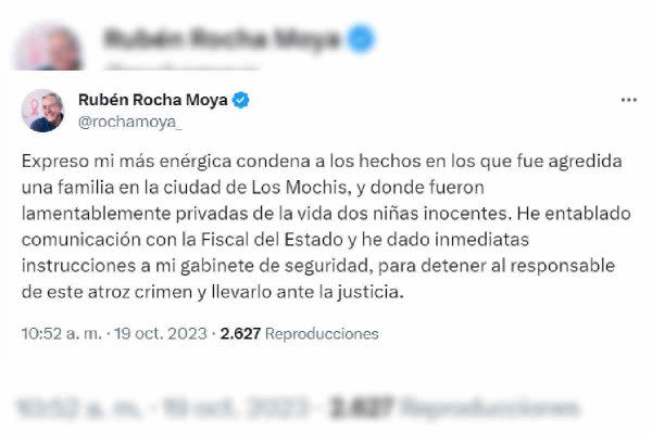 ruben rocha asesinato los mochis