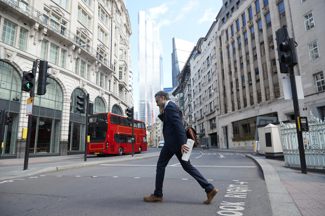 FTSE UK recession fears return as new data shows falling house prices and weak manufacturing output. Photo: Getty.