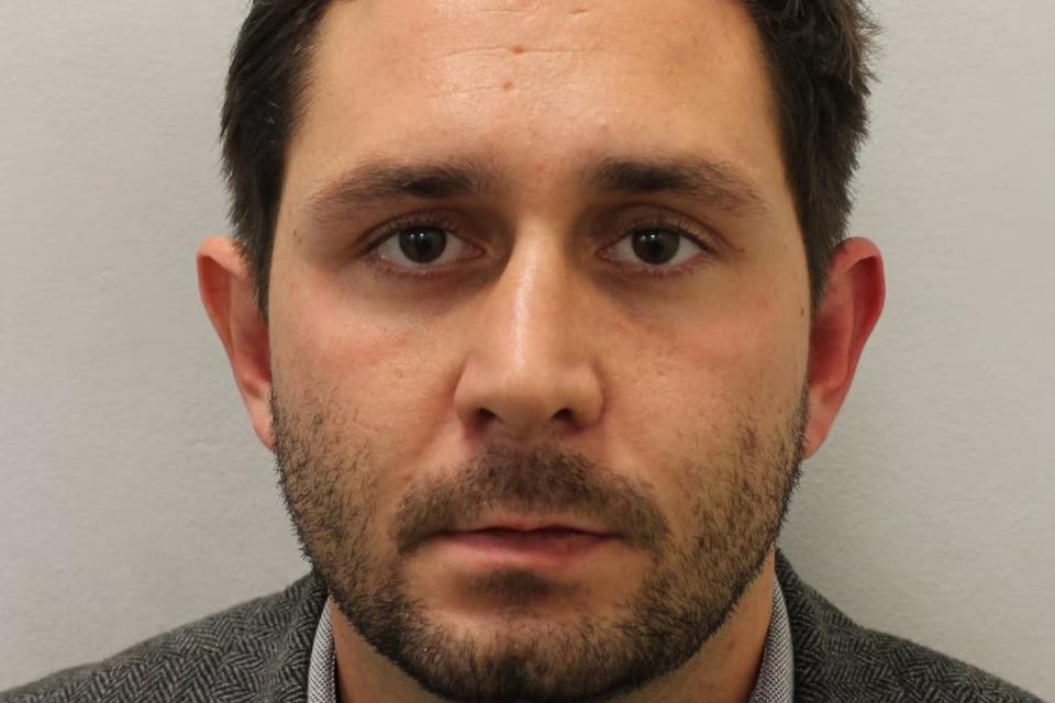 Oliver Smail sexually assaulted a woman after a drugs and booze fuelled night out in south London (MPS)