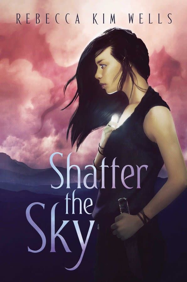 cover image of shatter the sky by rebecca kim wells