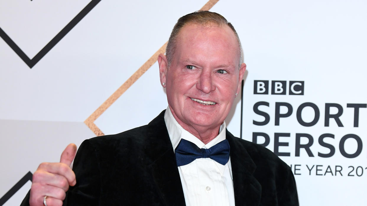 Paul Gascoigne attends the BBC Sport Personality of the Year 2019. (Photo by Karwai Tang/WireImage)
