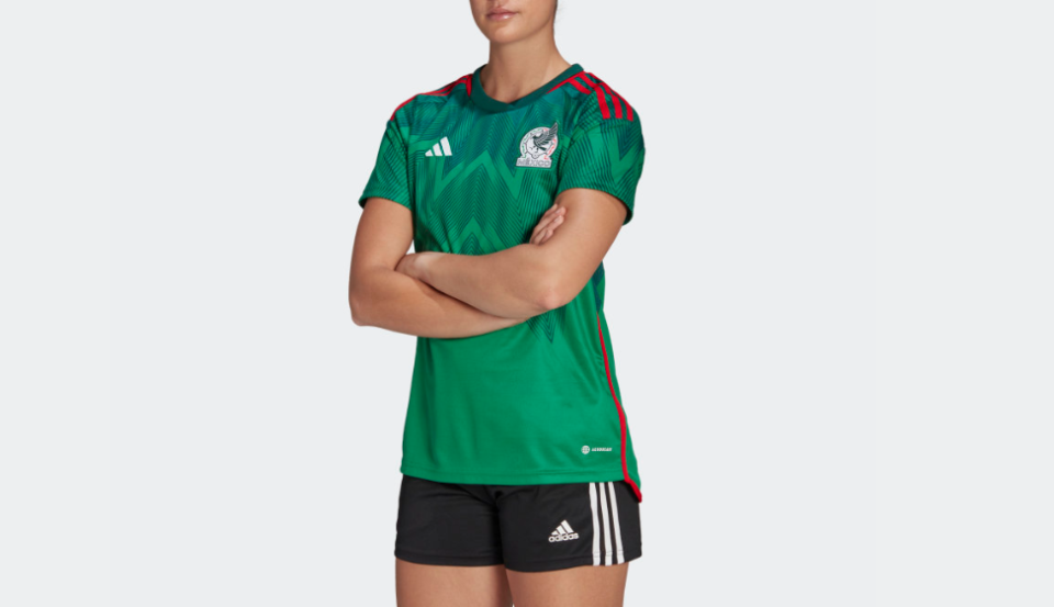 Jersey local para mujer de la Selección Nacional De México (Aficionada). / Imagen: Adidas México