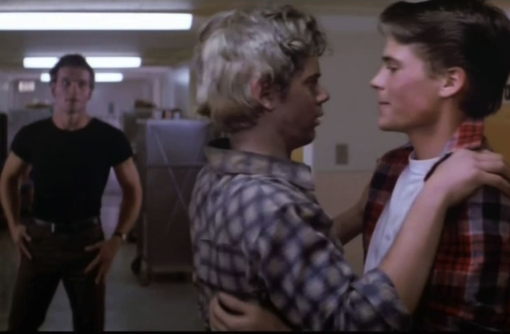 Patrick Swayze, Rob Lowe, C.T. Howell (The Outsiders 1983)