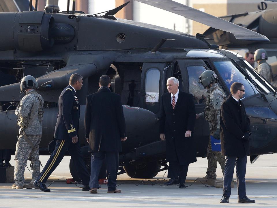 Vice President Mike Pence helicopter
