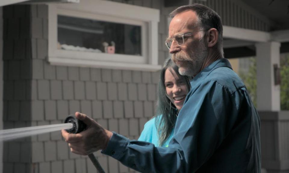 Billie Eilish and her father Patrick O’Connell.