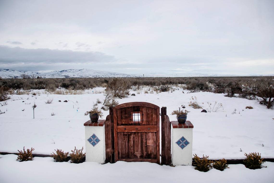 Land between Umatilla Avenue and the Boise Airport, pictured here on Thursday, Jan. 6., is being considered for rezoning for industrial use. It is currently zoned as permanent open land.