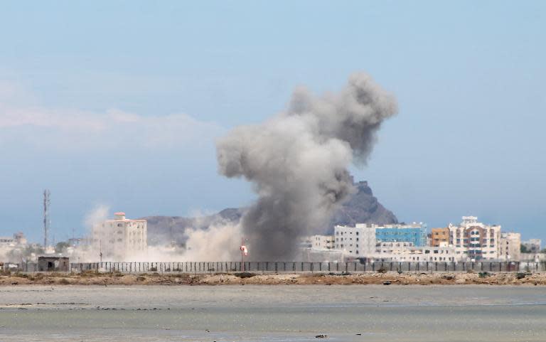 The Saudi-led coalition launched its bombing campaign against Shiite Huthi rebels in Yemen on march 26