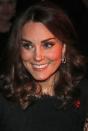 <p> Here's Kate wearing the same stunners at a gala for The Anna Freud National Centre for Children and Families in 2017... </p>