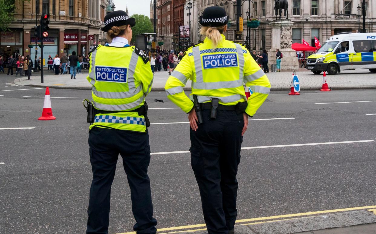 Two female Metropolitan Police officers