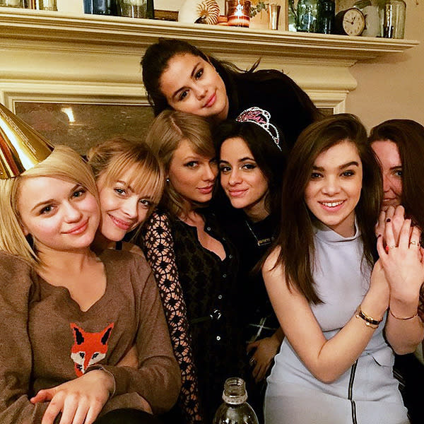 <b>Joey King, Jaime King, Hailee Steinfeld and Taylor Swift</b> No birthday party is complete without the whole gang! King, King and Steinfeld joined Swift for a fete celebrating their mutual friend Camila Cabello, member of Fifth Harmony.