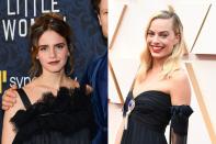 Los rasgos aniñados son una de las señas de identidad de Emma Watson, que ya ha cumplido los 30 años. La misma edad tiene Margot Robbie, pero la protagonista de 'Yo, Tonya' (2017) parece más mayor que su compañera. (Foto: Angela Weiss / AFP / Steve Granitz / Getty Images)