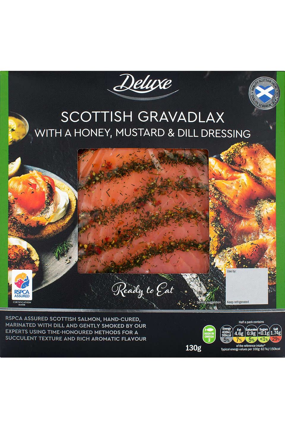 Lidl Deluxe Smoked Salmon (Scottish Gravadlax)