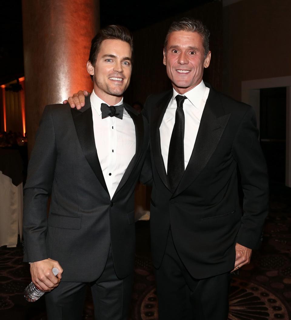 Matt Bomer (L) and Simon Halls attend the 4th Annual Critics' Choice Television Awards at The Beverly Hilton Hotel on June 19, 2014 in Beverly Hills, California