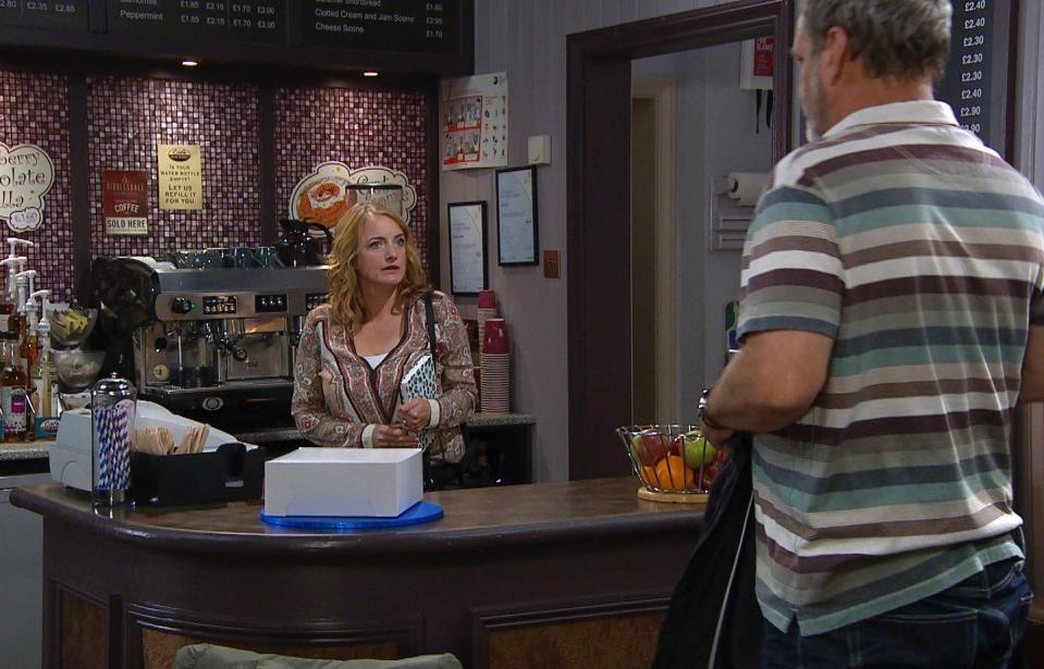 Monday, July 20: Nicola gets involved in the cafe