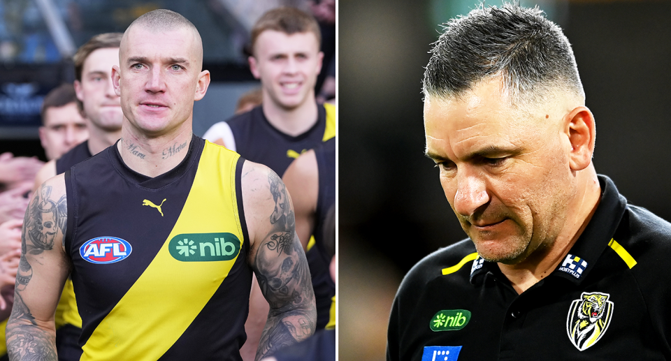 Adem Yze has rejected claims that Dustin Martin is allowed to do what he wants. Image: Getty