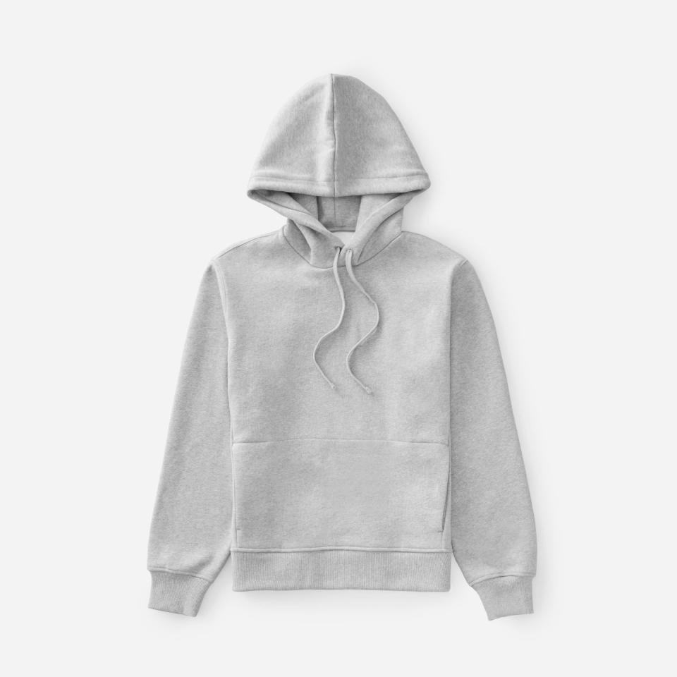 <p><strong>Everlane</strong></p><p>everlane.com</p><p><strong>$60.00</strong></p><p><a href="https://go.redirectingat.com?id=74968X1596630&url=https%3A%2F%2Fwww.everlane.com%2Fproducts%2Fmens-midwt-fleece-hoodie-heathergrey&sref=https%3A%2F%2Fwww.esquire.com%2Fstyle%2Fmens-fashion%2Fg31452088%2Feverlane-choose-what-you-pay-sale%2F" rel="nofollow noopener" target="_blank" data-ylk="slk:Buy;elm:context_link;itc:0;sec:content-canvas" class="link ">Buy</a></p><p>It's called the "365" hoodie for a reason: you'll want to wear it every single day. (Get it? Cool, just checking.) </p>