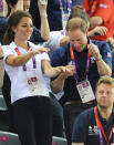 And they cap it off with a bit of a dance! (Photo by Pascal Le Segretain/Getty Images)