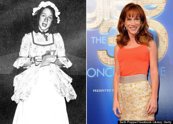 Kathy Griffin always loved the stage --<a href="http://www.huffingtonpost.com/2011/09/09/kathy-griffin-in-high-sch_n_955794.html" target="_blank"> she was an avid theatre geek in high school </a>-- though her look has changed quite a lot since then. 