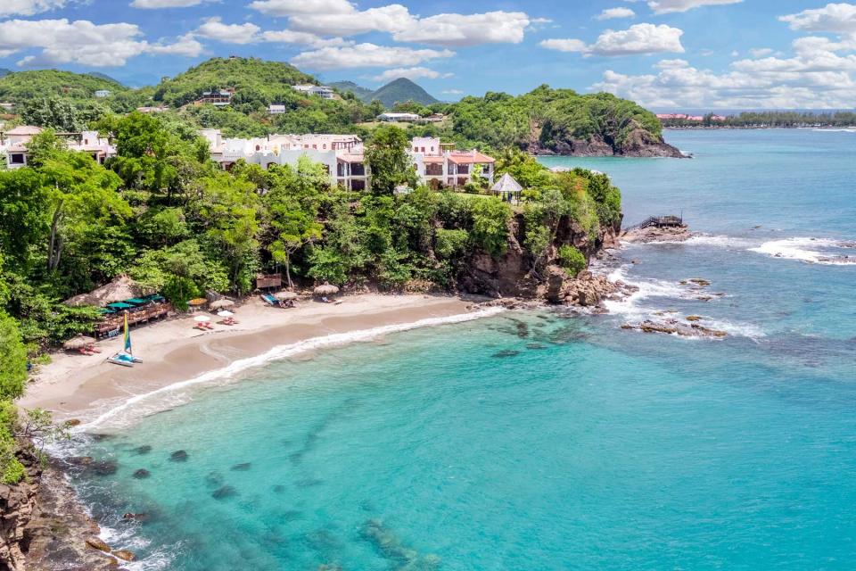 The beach at the Cap Maison resort