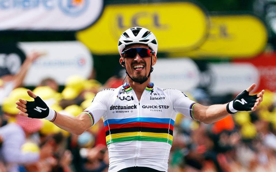 Julian Alaphilippe is the current world champion - GETTY IMAGES