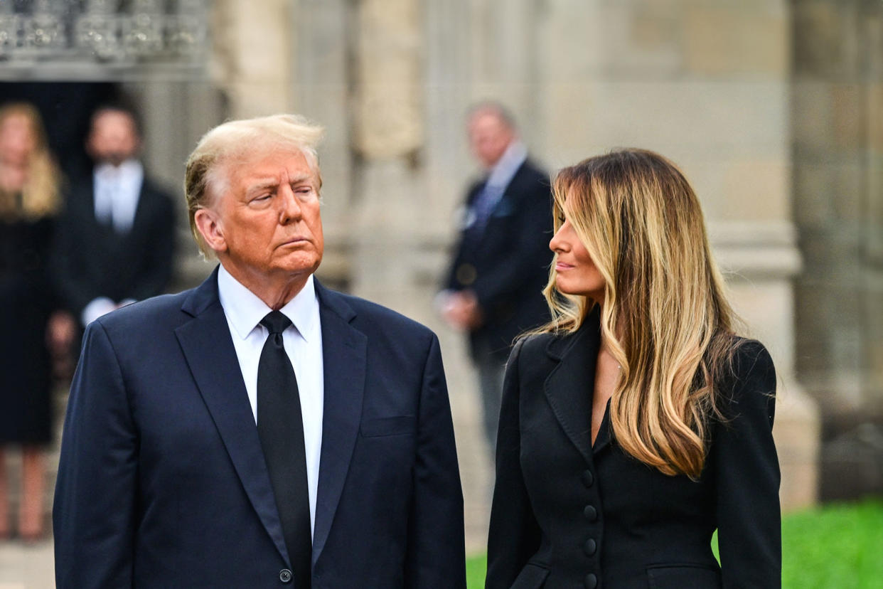 Donald Trump; Melania Trump GIORGIO VIERA/AFP via Getty Images