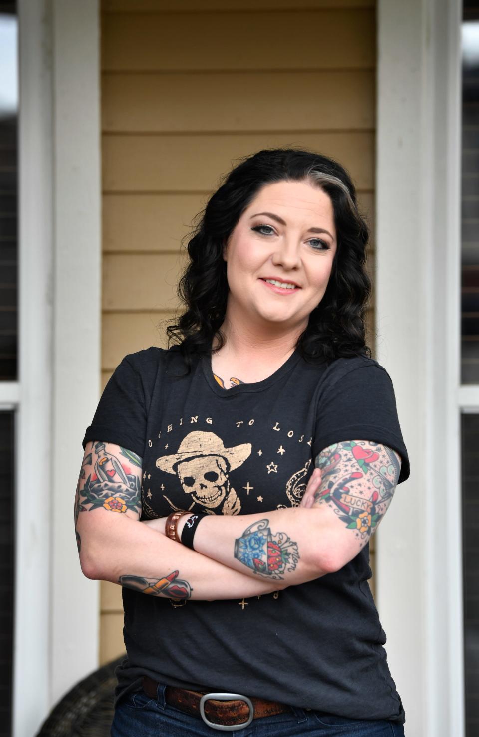 Country singer Ashley McBryde wrote her first song