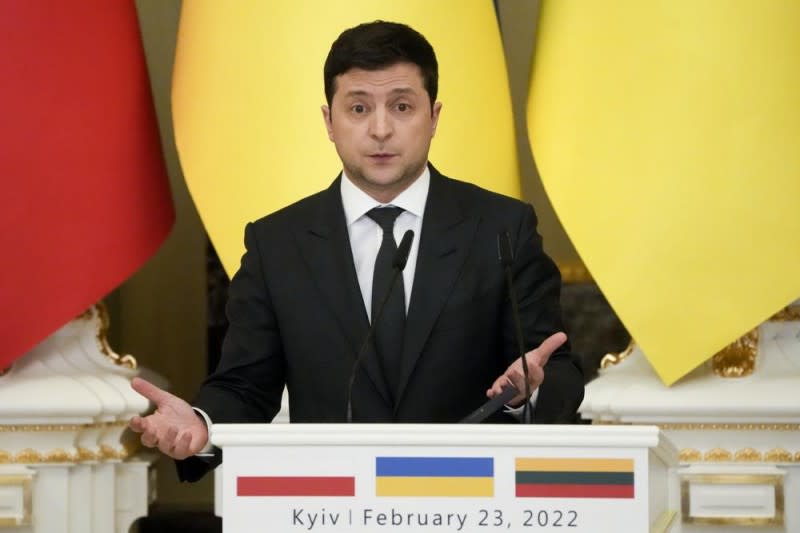 烏克蘭總統哲連斯基（Volodymyr Zelensky）。（AP）