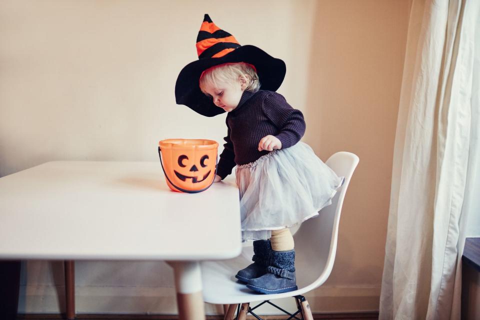 13) Toddler Witch Costume for Halloween