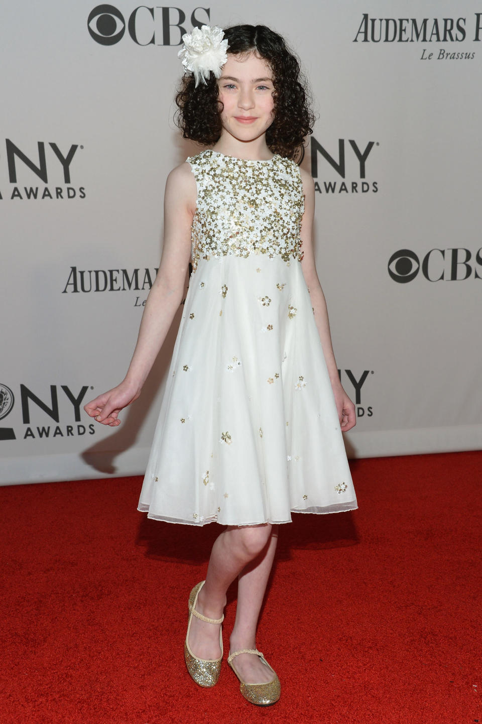 NEW YORK, NY - JUNE 10: Actress Lilla Crawford attends the 66th Annual Tony Awards at The Beacon Theatre on June 10, 2012 in New York City. (Photo by Mike Coppola/Getty Images)