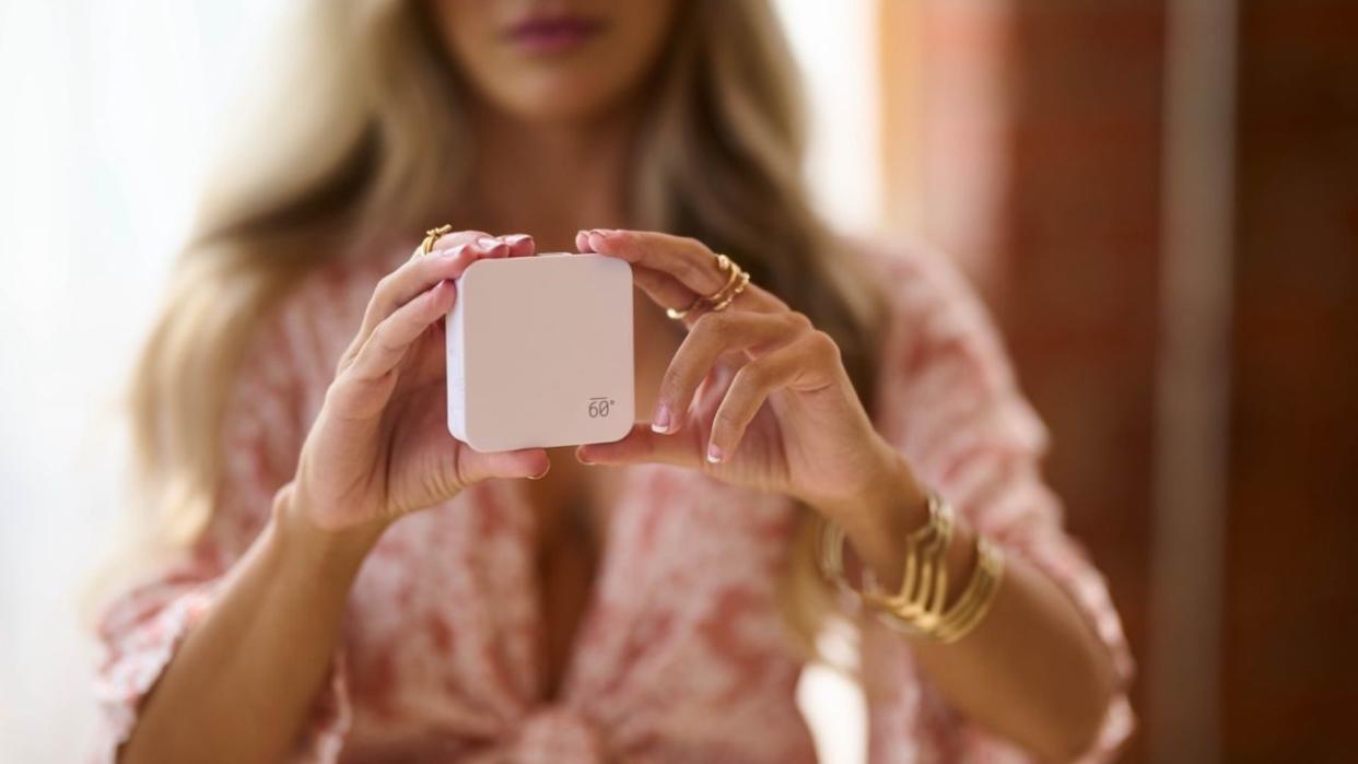 a woman taking a selfie